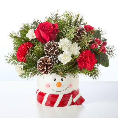 Jolly Snowman Bouquet –  Talia Flowers, Ottawa ON