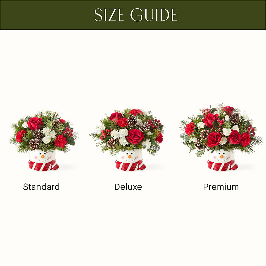 Jolly Snowman Bouquet –  Talia Flowers, Ottawa ON
