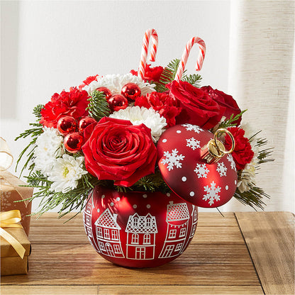 Cheer in the Air Ornament –  Talia Flowers, Ottawa ON