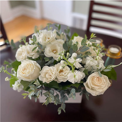Fresh Linen Box Bouquet –  Talia Flowers, Ottawa ON
