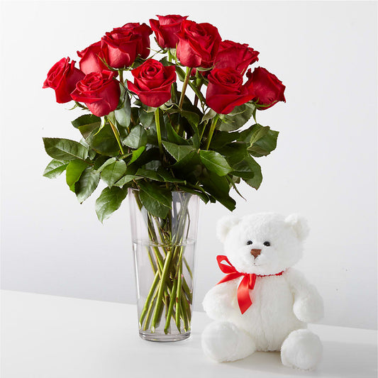 Romantic Long Stem Red Rose Bouquet Bundles –  Talia Flowers, Ottawa ON