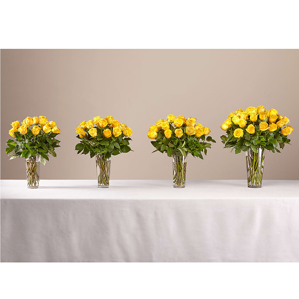 Long Stem Yellow Rose Bouquet –  Talia Flowers, Ottawa ON