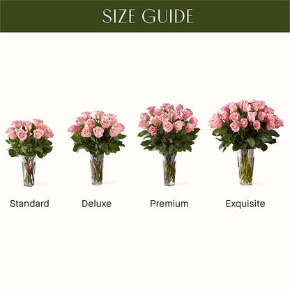 Long Stem Pink Rose Bouquet –  Talia Flowers, Ottawa ON