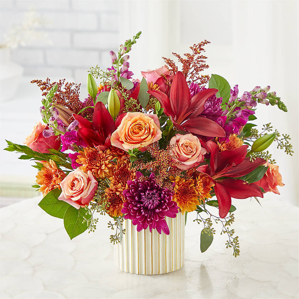 Burgundy Landscape Bouquet –  Talia Flowers, Ottawa ON