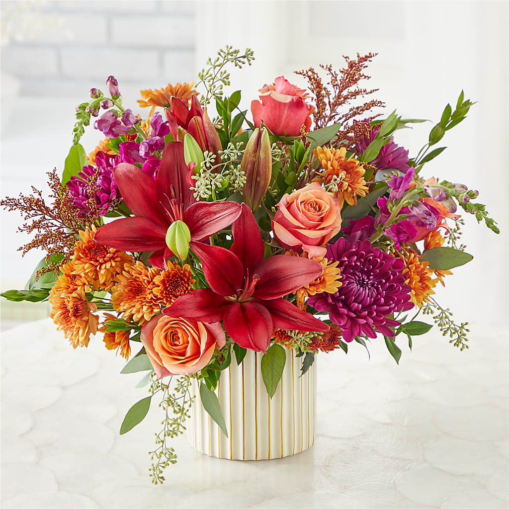 Burgundy Landscape Bouquet –  Talia Flowers, Ottawa ON