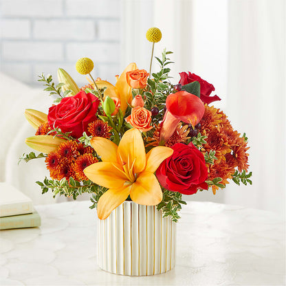 Scarlet Skies Bouquet –  Talia Flowers, Ottawa ON