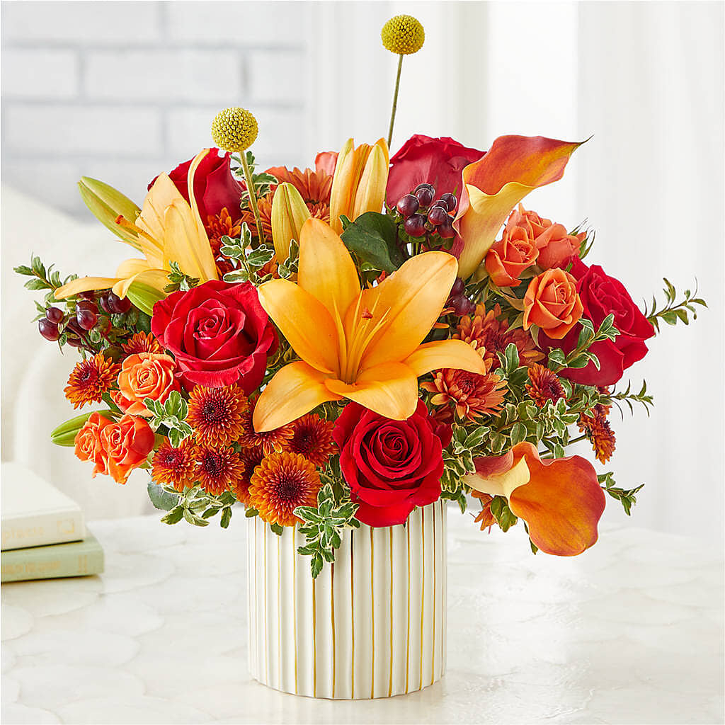Scarlet Skies Bouquet –  Talia Flowers, Ottawa ON