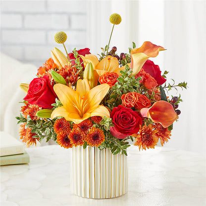 Scarlet Skies Bouquet –  Talia Flowers, Ottawa ON
