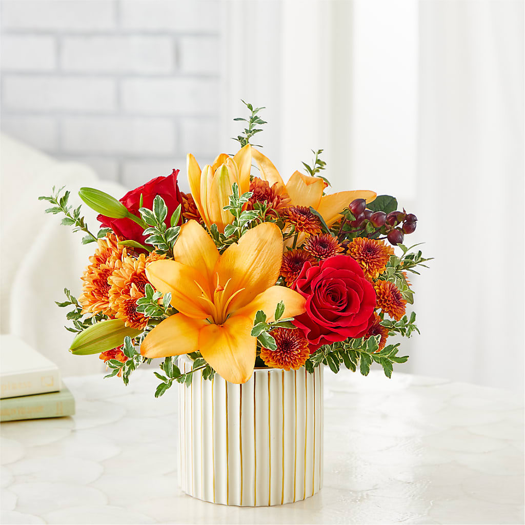 Scarlet Skies Bouquet –  Talia Flowers, Ottawa ON