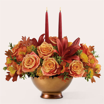 Harvest Table Centerpiece –  Talia Flowers, Ottawa ON