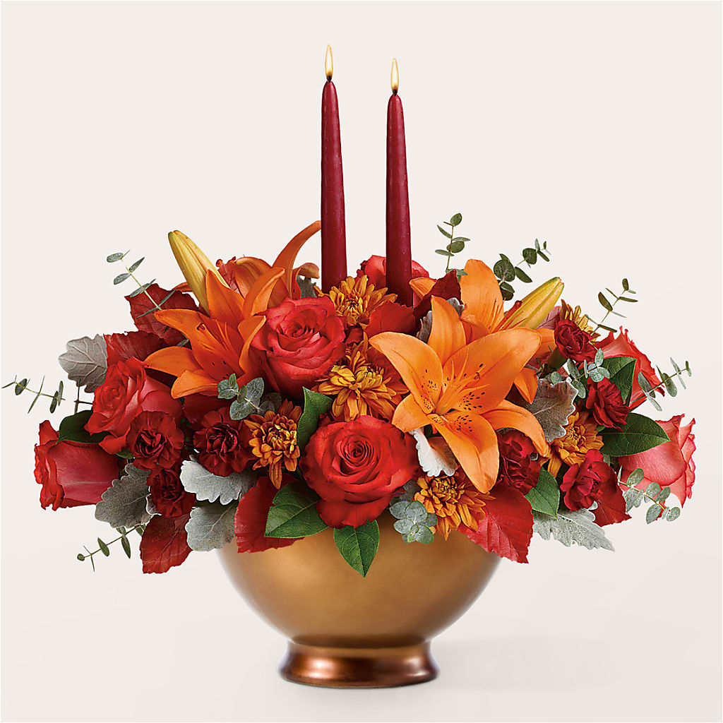 Fruits of Fall Centerpiece –  Talia Flowers, Ottawa ON