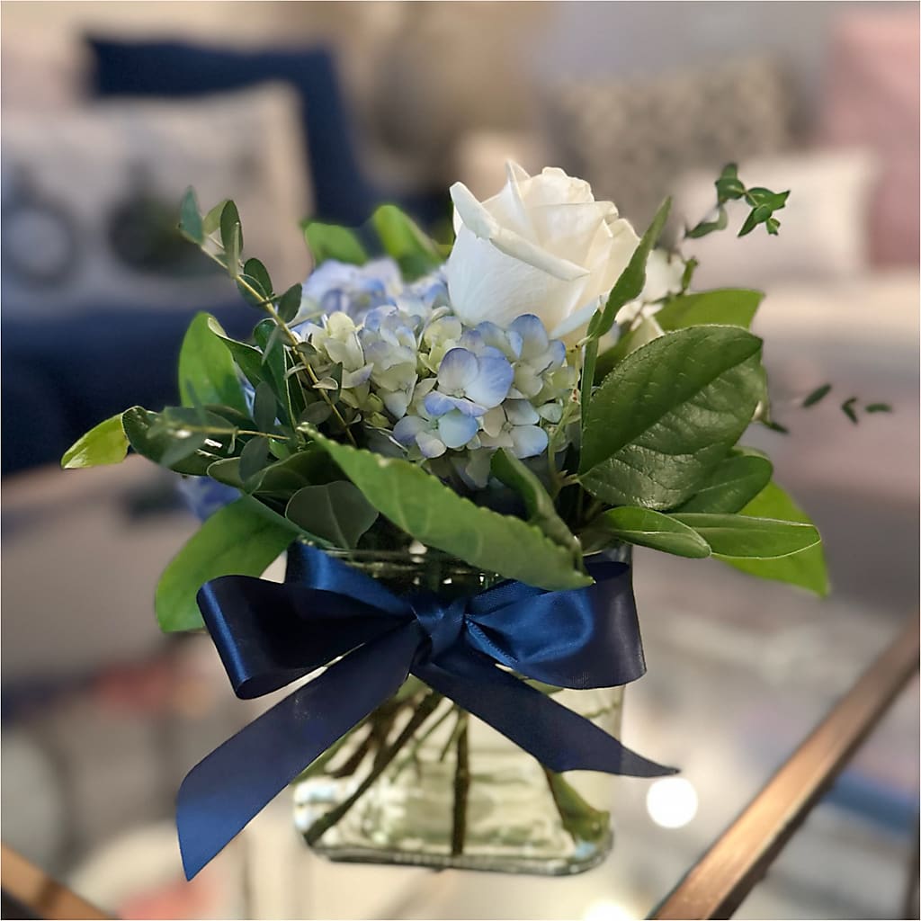 Sky Blue Delight Bouquet –  Talia Flowers, Ottawa ON