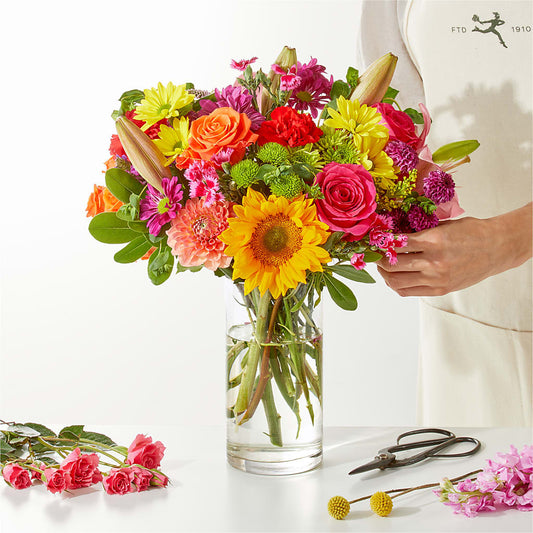 Lancez les confettis - Une création originale de fleuriste