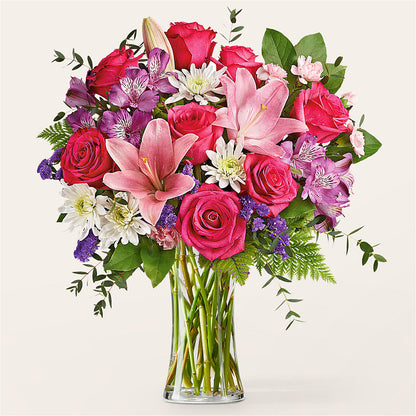 Bouquet de dentelle et de perles