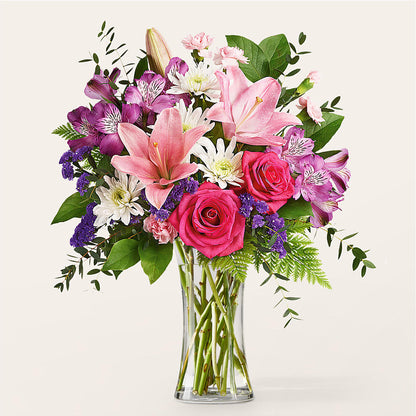 Bouquet de dentelle et de perles