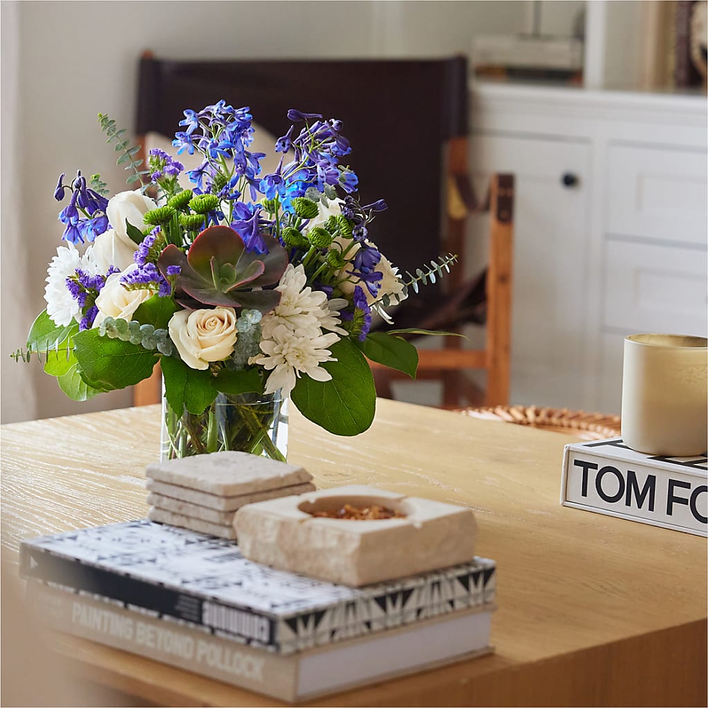 Cerulean Waves Bouquet –  Talia Flowers, Ottawa ON
