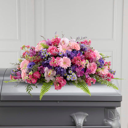 Glorious Garden Casket Spray –  Talia Flowers, Ottawa ON