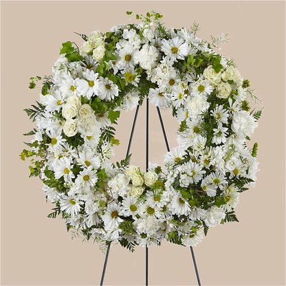 Faithful Wishes Wreath –  Talia Flowers, Ottawa ON