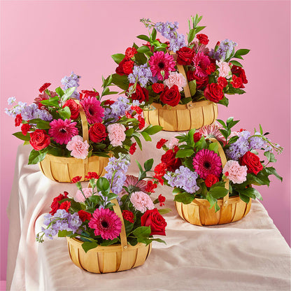 Pink Picnic Basket –  Talia Flowers, Ottawa ON