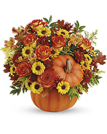 Teleflora's Warm Fall Wishes Bouquet