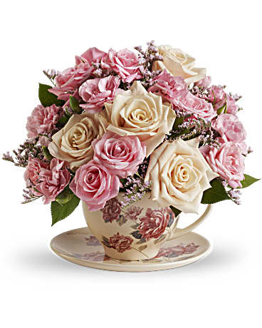 Teleflora's Victorian Teacup Bouquet