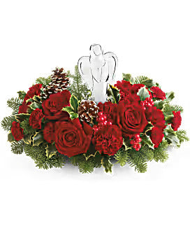 Teleflora's Evergreen Blooms Bouquet