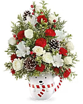 Teleflora's Send A Hug® Snowy Lane Tree