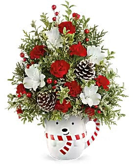 Teleflora's Send A Hug® Snowy Lane Tree
