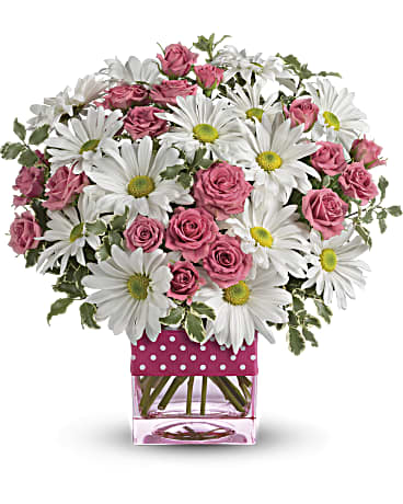 Teleflora's Polka Dots and Posies