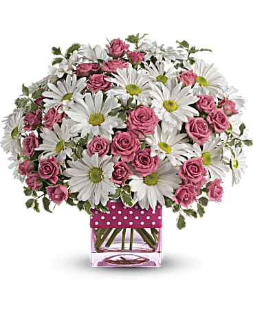Teleflora's Polka Dots and Posies