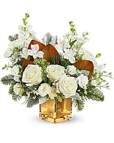 Teleflora's Golden Glitz Bouquet