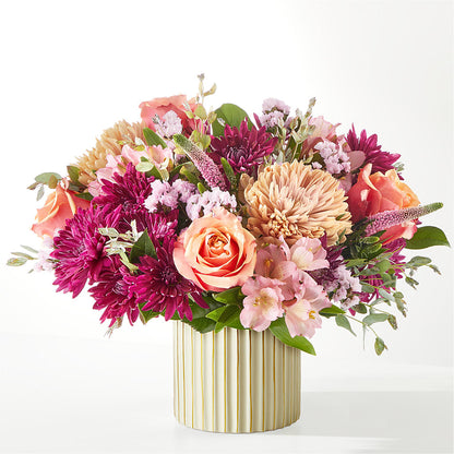 Berry Cobbler Bouquet with Ivory Vase –  Talia Flowers, Ottawa ON