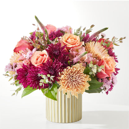 Berry Cobbler Bouquet with Ivory Vase –  Talia Flowers, Ottawa ON