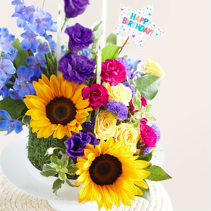 Star of the Day Floral Cake –  Talia Flowers, Ottawa ON