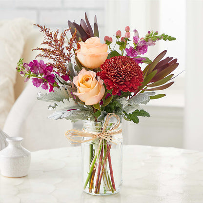 Moody Hues Bouquet –  Talia Flowers, Ottawa ON