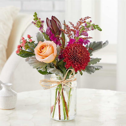 Moody Hues Bouquet –  Talia Flowers, Ottawa ON