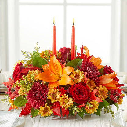 Autumn's Embrace Centerpiece –  Talia Flowers, Ottawa ON
