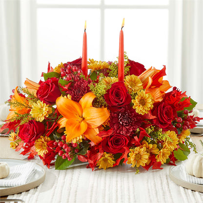 Autumn's Embrace Centerpiece –  Talia Flowers, Ottawa ON