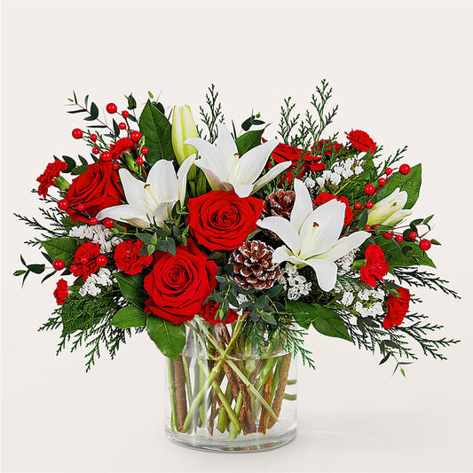 Best in Snow Bouquet –  Talia Flowers, Ottawa ON